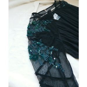 B Free people beaded batwing top